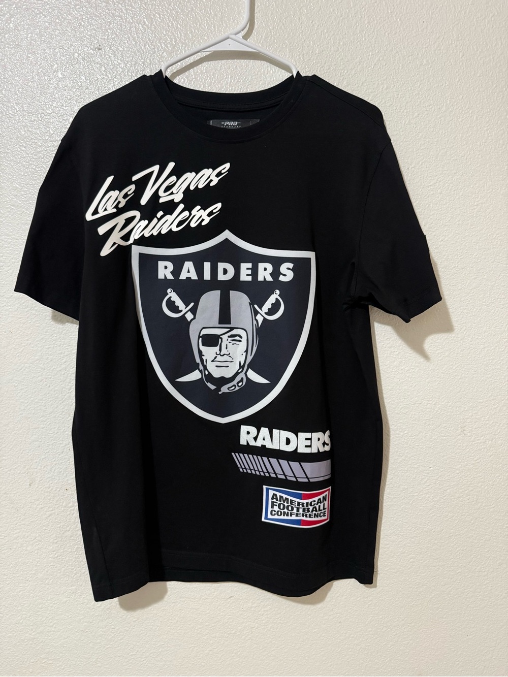 Las Vegas Raiders Pro Standard brand Mens T-Shirt (Gently Used) size SM